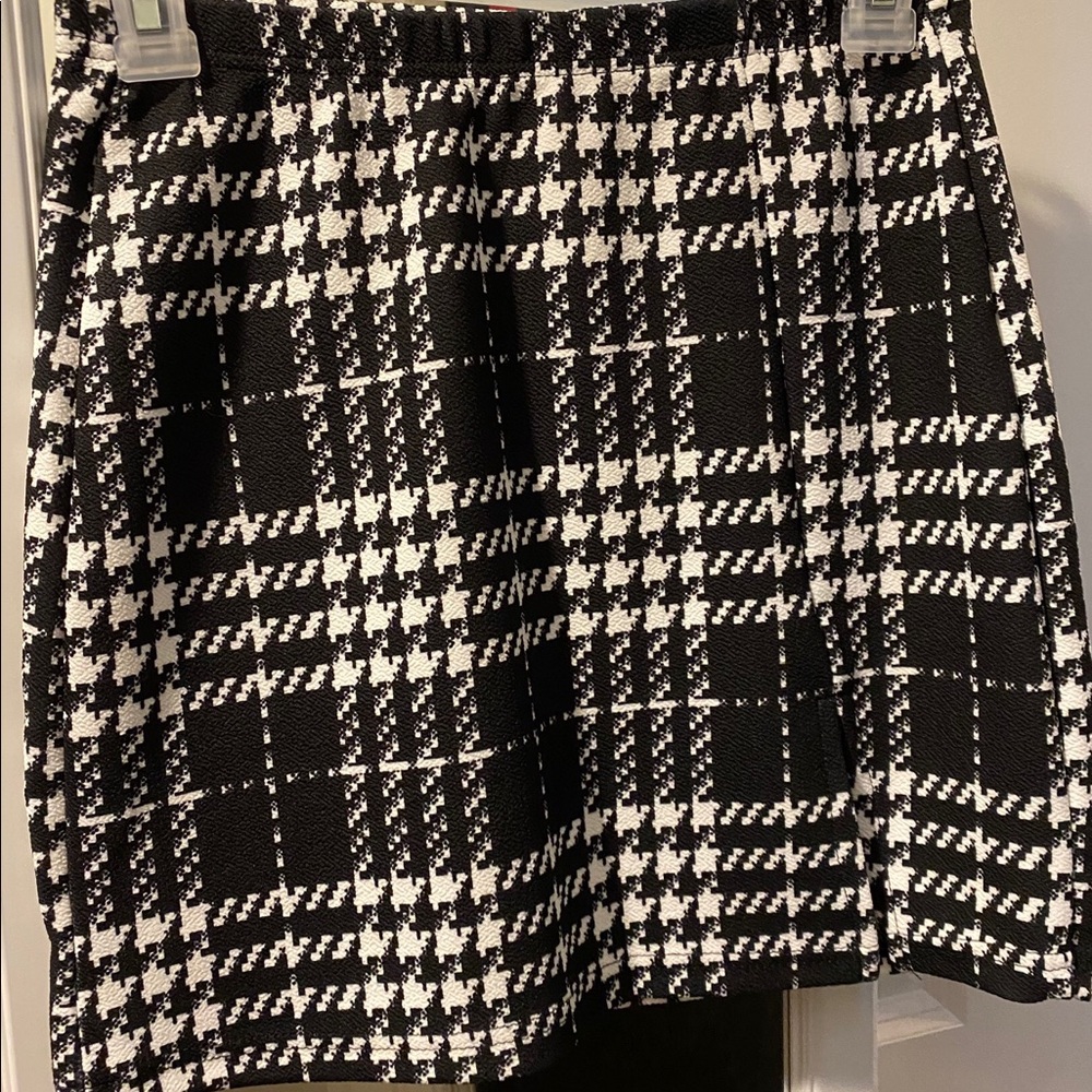 Small plaid skirt